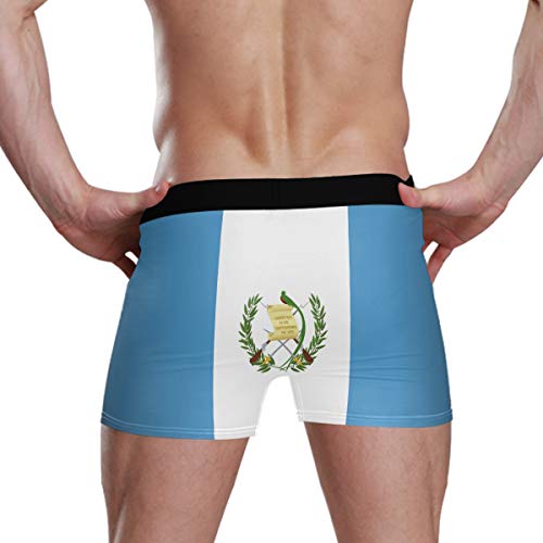 FANTAZIO - Calzoncillos para hombre, diseño de bandera de Guatemala 1 Small